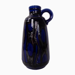 Blau & Schwarz 1534-20 Keramikvase von Carstens Tönnieshof, Deutschland, 1970er