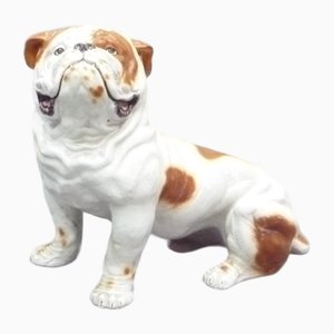 Mid-Century Earthenware English Bulldog, 1960s
