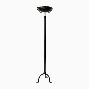Vintage Spanish Wrought Iron Floor Lamp, 1980s