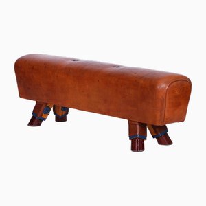 Pommel Horse Leather Bench, 1930s