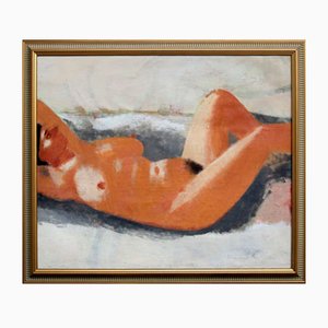 Victor Karnauh, Akt, Öl auf Leinwand, 1990er
