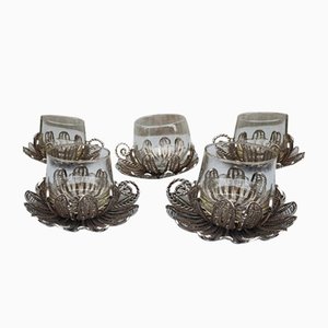 Dessous de Verre Vintage, 1960s, Set de 10