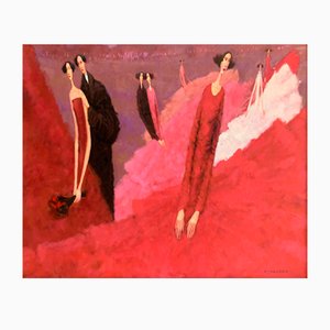 Waldemar Marszałek, A Ball, 2000, Öl auf Leinwand