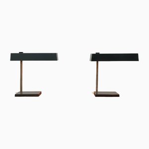 Mid-Century Space Age German Minimalist Table Lamps from Hillebrand Leuchten, 1960s, Set of 2