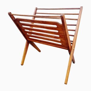 Klappbarer Mid-Century Zeitschriftenständer von Nevco, 1960er