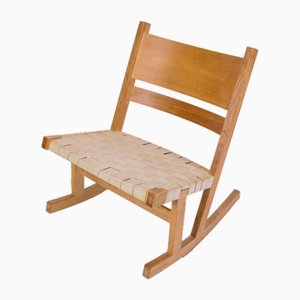 Rocking Chairs Model GE674 in Olied Oak by Hans J. Wegner for Getama, 1970s