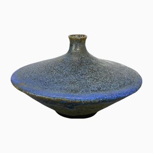 Abstrakte Studio Pottery UFO Vase aus Keramik von Gerhard Liebenthron, 1968