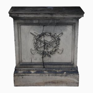 Klassizistischer Empire Terrakotta Sockel, 1820