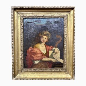 Italian School Artist, Sybile, 18th Century, Oil on Canvas, Framed