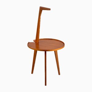 Cicognino Side Table in Wood attributed to Franco Albini for Poggi Pavia, Italy,1970s