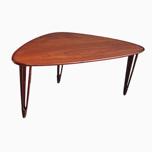 Teak Tripod Coffee Table from BC Mobler, 1950s