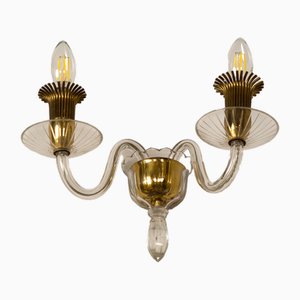 Vintage Wall Lamp with Two Lights, 1970s