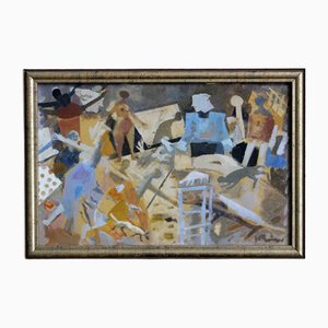 Victor Karnauh, Dump, Oil on Canvas, 1990s