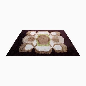 Space Age Rug in Wool, Italy, 1970s