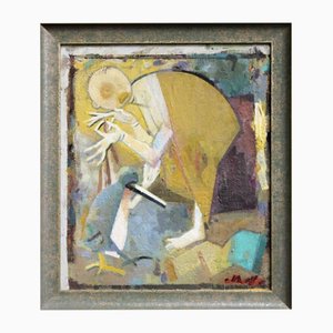 Victor Karnauh, A Conversation, OiI on Canvas, 1990s