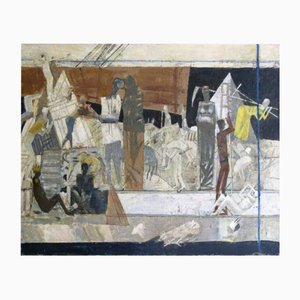 Victor Karnauh, Game, Oil on Canvas, 1990s