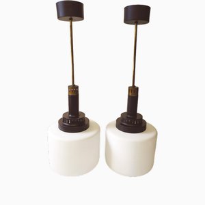 Hängelampen von Stilnovo, 1950er, 2er Set