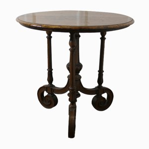 19th Century Burr Walnut Wine Table