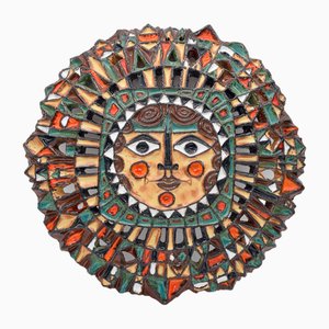 Sun Ceramic de Roland Zobel - Workshops the Cyclades France Anduze, años 60