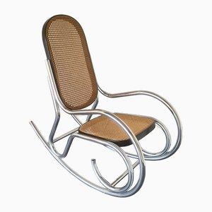 Vintage Schaukelstuhl aus Geflecht, 1970er