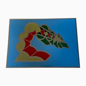 Renato Volpini, Dreamlike Element, Silkscreen on Plastic, 1970s