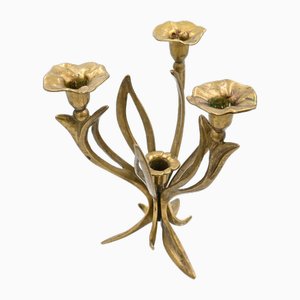 Mid-Century Floral Candelabra