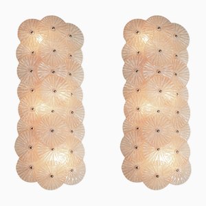 Mid-Century Wall Lamp in Murano Glass, Set of 2, Set of 2