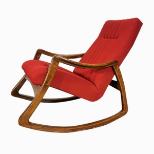 Rocking Chair from Ton, 1940s