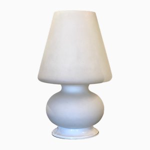 Große Mushroom Tischlampe aus Muranoglas, 1980er