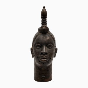Testa di Oni Ifé, XX secolo, Bronzo