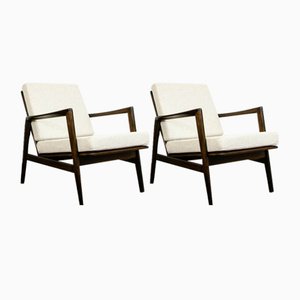 Set of Vintage Armchairs from Swarzędzkie Fabryki Mebli, 1960s