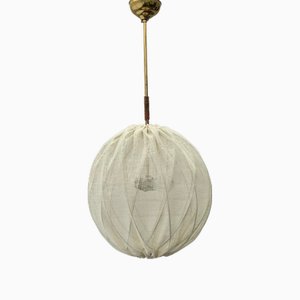 Lampe à Suspension Globe Scandinave par Tore Ahlsén, 1950s