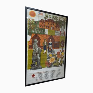 Poster dei trasporti londinesi della metà del XX secolo di Gaynor Chapman, 1976