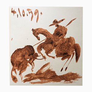 Pablo Picasso, Bull Fighter, Original Lithograph, 1961