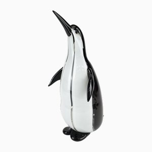 Pinguino in vetro di Murano di S. Patané, anni '60
