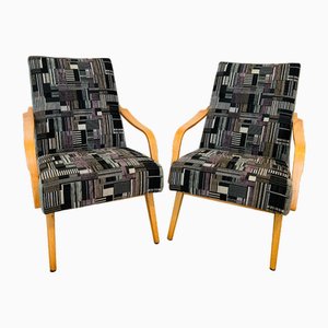 Fauteuils Mid-Century par Jiri Jiroutek, Czechoslovakia, 1960s, Set de 2