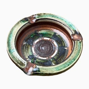 Deutscher Mid-Century Studio Aschenbecher aus Ton, 1960er