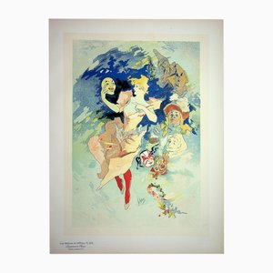 Jules Cheret, La Comédie, 1900, Litografía original