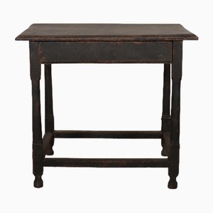 English 18th Century Painted Lamp Table