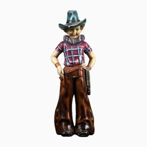 Plaster Cowboy Sculpture Statue from ILPA, 1960