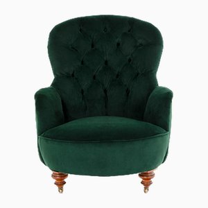 Velvet Armchair from Cornelius V. Smith
