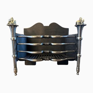 Regency English Fire Grate Fire Basket, 1900s
