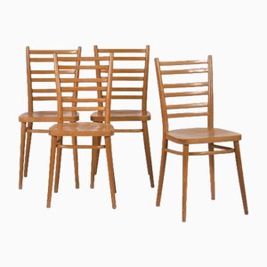 Vintage Dining Chairs, 1950s, Set of 4