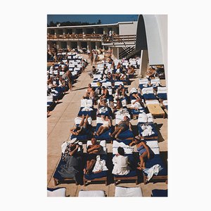 Slim Aarons, Sunbathers in Miami, Estate Stamped Photographic Print