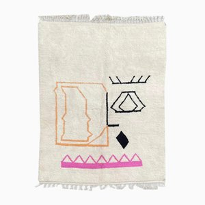 Large Moroccan Modern Berber Rug in Togo Wool, 1990s