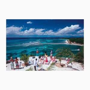 Slim Aarons, Tropical Mustique, Stampa fotografica timbrata Estate