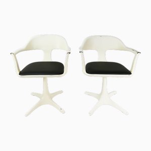 Set of German Space Age Chairs by Konrad Schafer for Interlübke, 1960s