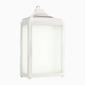 Large Eden Rectangular Brass Wall Lantern from Il Bronzetto