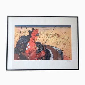 Moebius (Jean Giraud), Pilot, 1980s, Silk-Screen