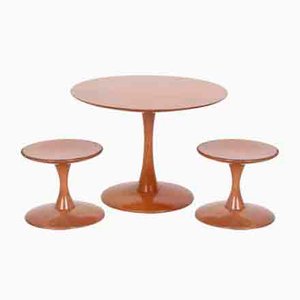 Pine Chairs by Nanna Ditzel for Kolds Savvaerk, 1960s, Set of 3